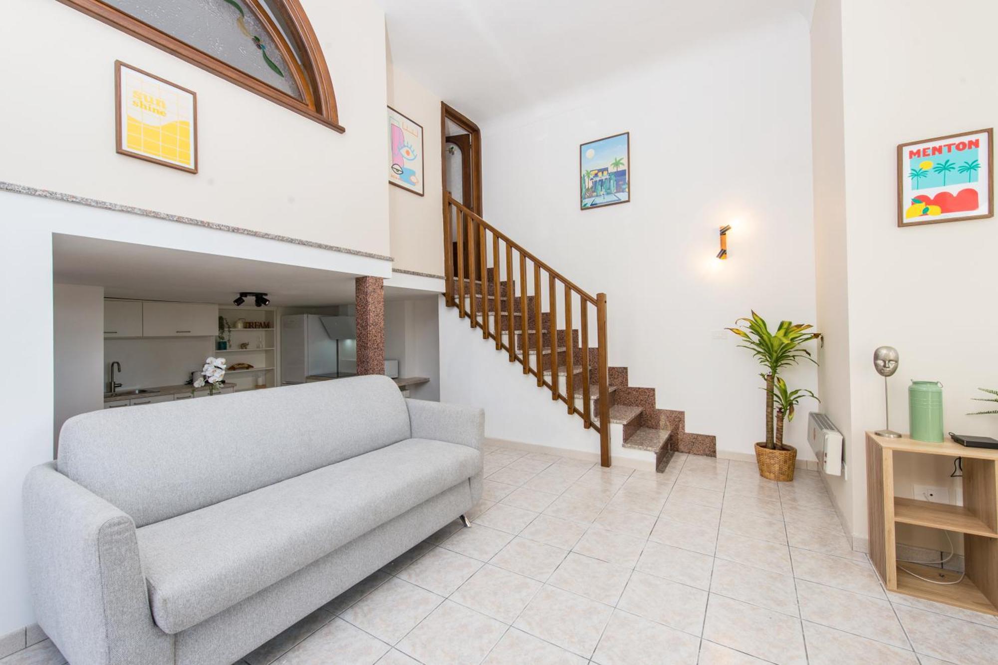 Oliviers -Agreable 2 Pieces Dans Maison Bourgeoise Menton Exterior foto